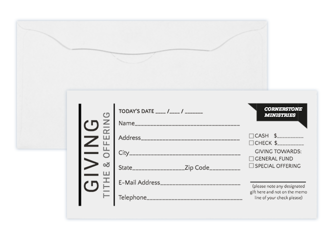 Offering Tithing Envelopes